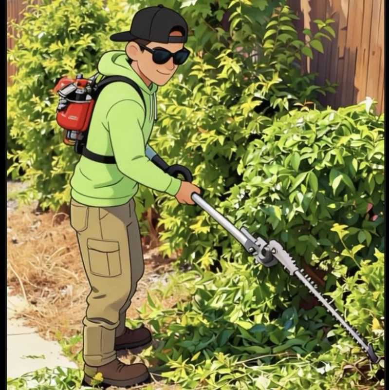 Ilustración de jardinería usada como perfil de Christian Landscaping